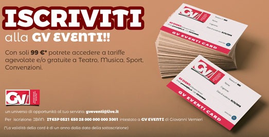 Promozioni con la gruppi aziende card - gv eventi